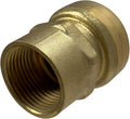 1 Piece XFITTING 1" Push Fit X 1" Female NPT/FNPT Adapter, Brass, Plumbing Fitting For Copper, Pex, Cpvc