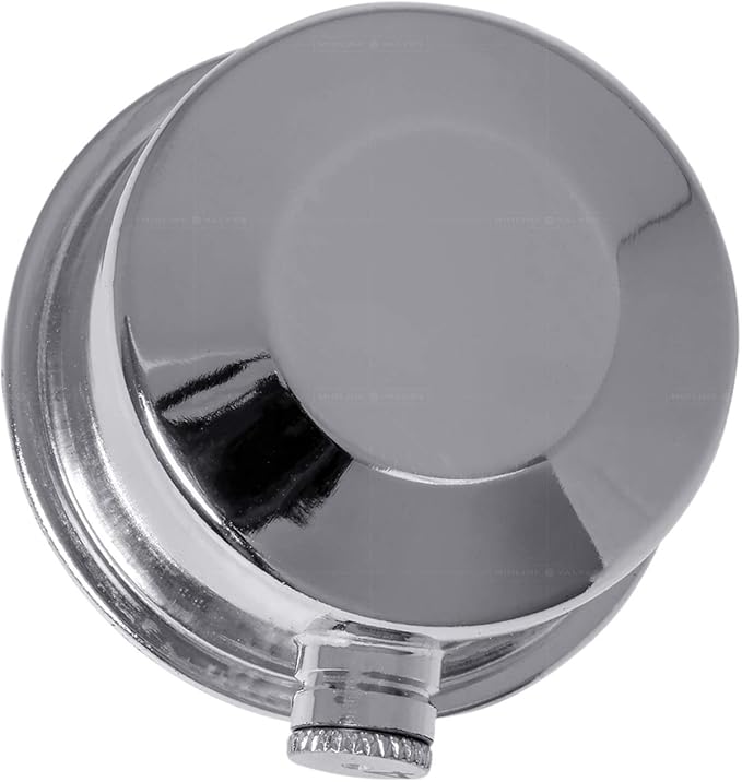 MIDLINE VALVE 1/8 Inch Air Vent No. C, 1/8" Angled Steam Air Vent, Radiator Air Valve, Chrome Plated