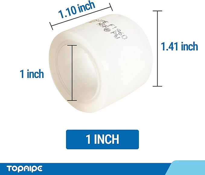 (Pack of 50) Topaipe 1 Inch PEX-A Expansion Rings, F1960 Fittings,Expansion Ring Plumbing Tools for PEX-A Tubing