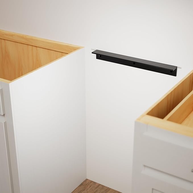 The Original Wall Cleat – Heavy Duty Support Bracket Dishwashers Sink Support Bracket Securing Countertops. – Invisible Wall Mounting Hardware for Secure,Flush Installations.(66 Inches) Aluminum