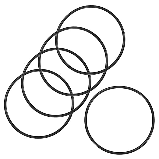 5-Pcak Nitrile Rubber O-Rings, 102mm ID, 110mm OD, 4mm Width, Metric Sealing Washer Gasket for Automotive Machine Plumbing/Faucet/Air or Gas Connections, Resists Oil and Heat