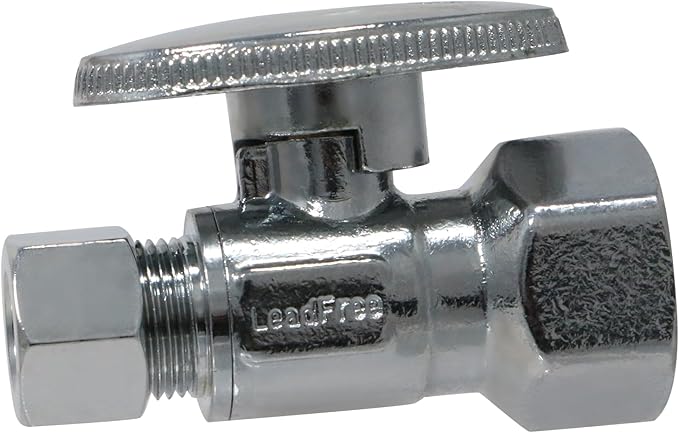 XFITTING 1/2 Inch Female NPT x 3/8 OD Compression Straight Valve, 30-1-4=2XX, 2 Pieces