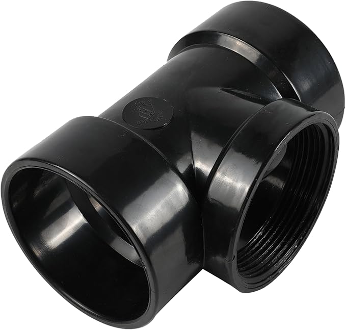 5-Pack EFIELD 2 in. ABS DWV Cleanout Test Tee Fittings