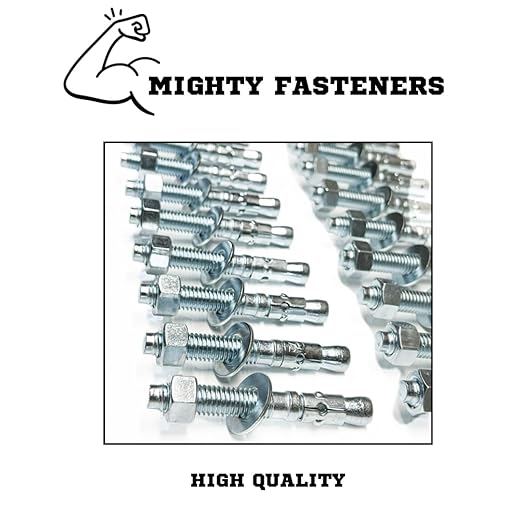 Zinc-Plated Steel Wedge Anchors, 1/2" X 2-3/4" - Heavy-Duty Mounting Bolts for Concrete - 25 Pack