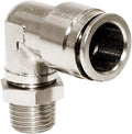 Beduan Brass BPL Push to Connect Air Fittings Elbow 1/2" Tube OD x 1/4" NPT Male 90° Degree Adapter