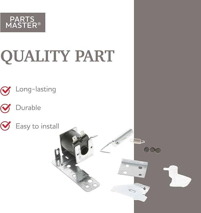 Parts Master Replacement for GE/Hotpoint/Kenmore Dishwasher Solenoid Kit - WD21X10060, AP2039738, PS260117 - Dishwasher Replacement Part - Drain Your Dishwasher Properly