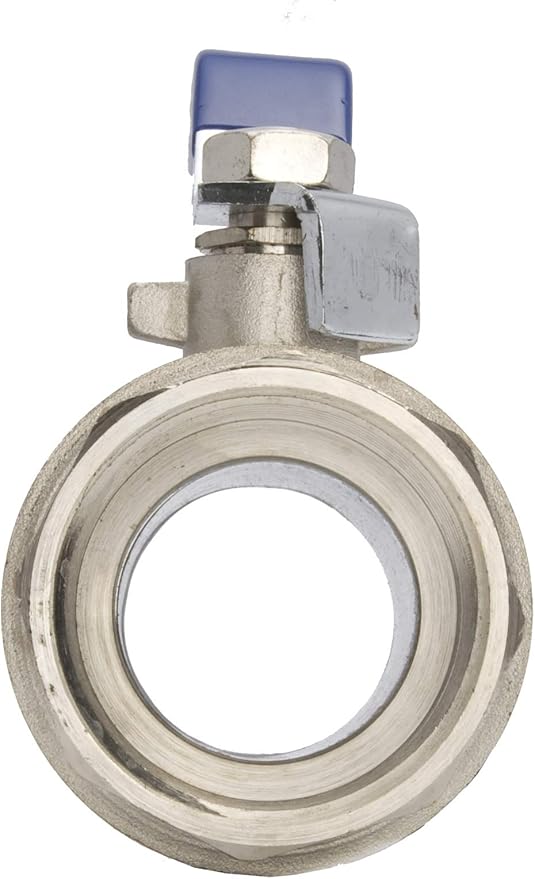 1-1/2" Nickel Plated Ball Valve - Standard Port 400WOG