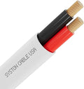 SYSTON 18/2 Fire Security Burglar Station Sound Alarm Control Cable Wire, Plenum-Rated CMP/CL3P Unshielded 100% Copper Stranded UL/ETL,UV Resistant RoHS for Indoor/Outdoor Low Voltage Applications Use