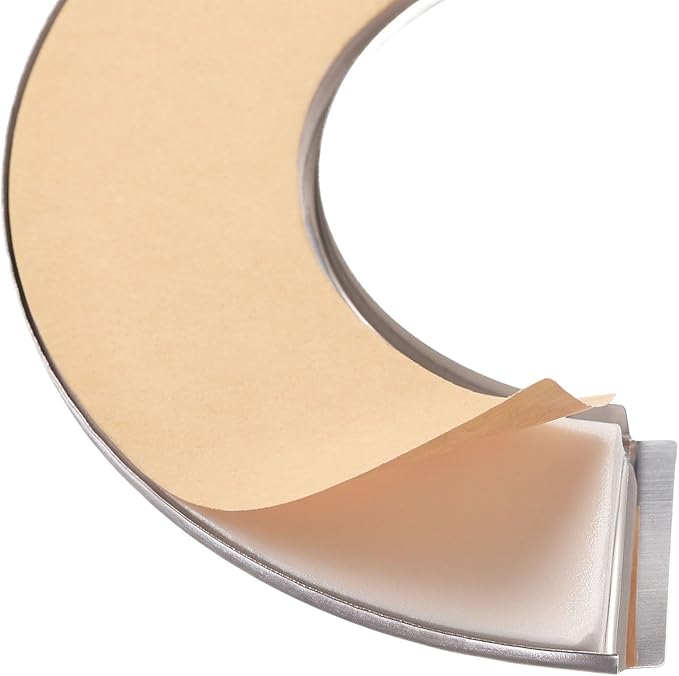 uxcell Wall Split Flange, Stainless Steel Round Escutcheon Plate for 22mm Diameter Pipe 4Pcs
