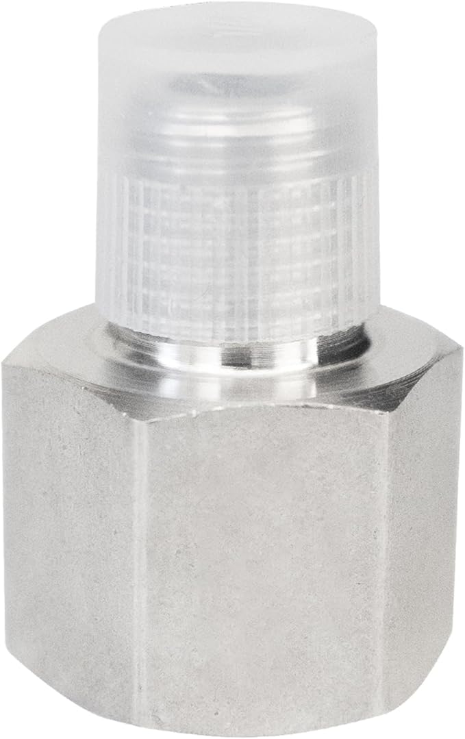 Stainless Steel 304 M10*1 Female Thread x 1/4" NPT Male Adapter Metric Convert NPT Pipe Fiiting for Pressure Gage 1pc
