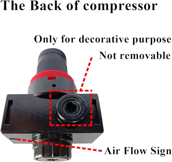 Beduan BR2000 Air Compressor Regulator Combo 1/4" NPT,Manual Drain with Bracket, Gauge