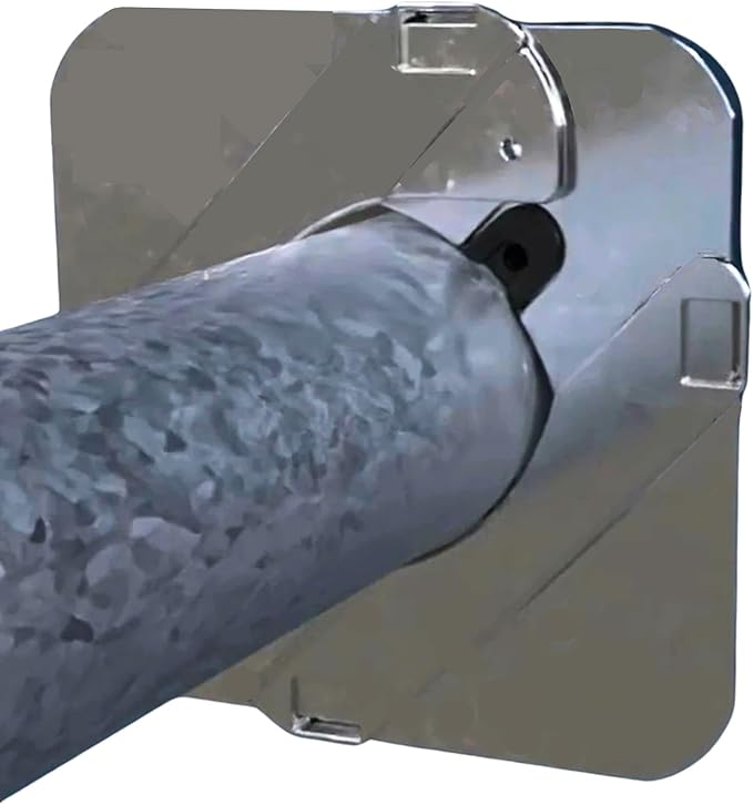 Xcluder X-Plate Universal Escutcheon Plate - Heavy Duty - Fits Pipes from .5" to 3" Outside Diameter - 3-PACK