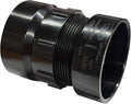 Lesso 2''ABS Union 2-Inch X 2-Inch Hub Union,Black 2 Inch