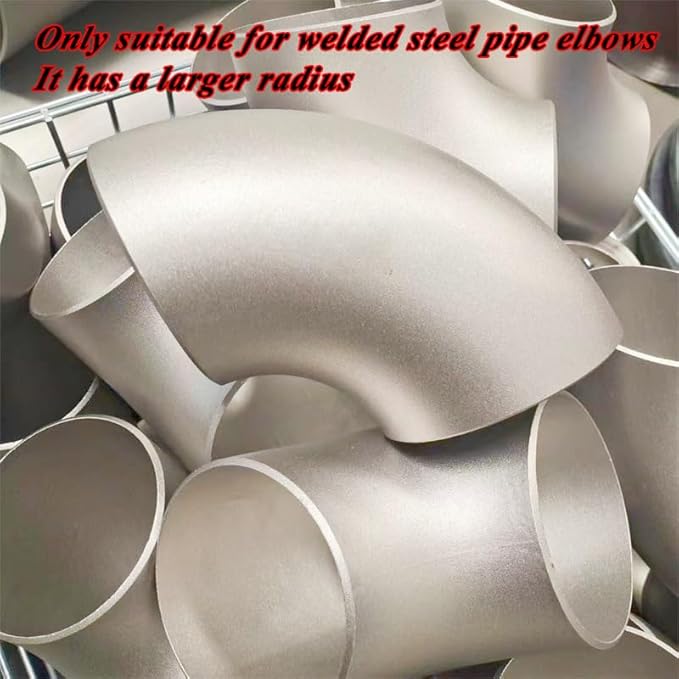 Pipe Repair Clamp For 2-1/2 Inch Welded Steel Pipe Elbow(OD of the Pipe and Elbow are 3 inch),90 Degree Elbow Leak Sealer,Long Radius,Only Suitable for Welded Steel Pipes
