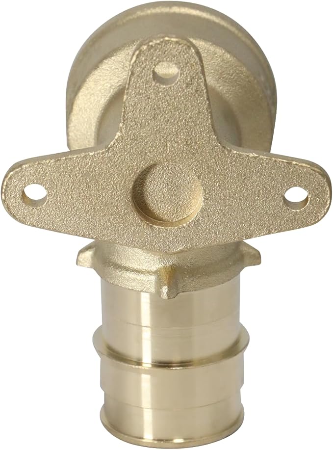 2 Pcs XFITTING 1 Inch Pex A x 1 Inch Female NPT Drop Ear Elbow, F1960 Expansion Drop Ear Elbow, 29-6-8=2XX