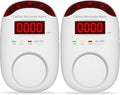 Plug-in Carbon Monoxide Detectors,Koabbit CO Level Monitoring Alarm with Light & Digital Display for Home/Kitchen/Bedroom,Accurate & Easy to Install(2 Pack)