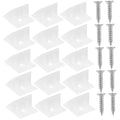 Plastic Drywall Repair Clips Self-Tapping Screws 50 Sets for Easy Installation on Walls and Cabinets for Masonry and Wooden Surfaces