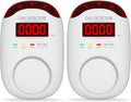 2 Packs Gas Detector & Alarm - Koabbit Plug in Natural Gas Detectors & Propane Gas Detectors for Home,RV & Kitchen, Combustible Gas Leak Detector Monitor for LNG, LPG, Methane.