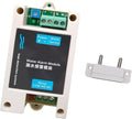 12V DC Wired Water Detectors Water Leak Alarm Module Leakage Flood Sensor with 10A NC NO Relay Output Control, Turns Off Flood Source (White)