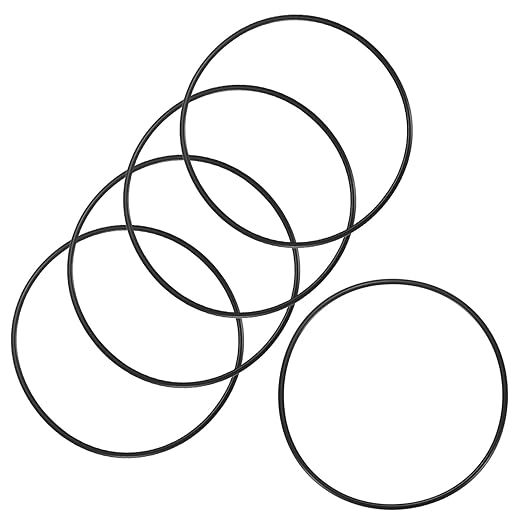 5-Pcak Nitrile Rubber O-Rings, 137mm ID, 145mm OD, 4mm Width, Metric Sealing Washer Gasket for Automotive Machine Plumbing/Faucet/Air or Gas Connections, Resists Oil and Heat