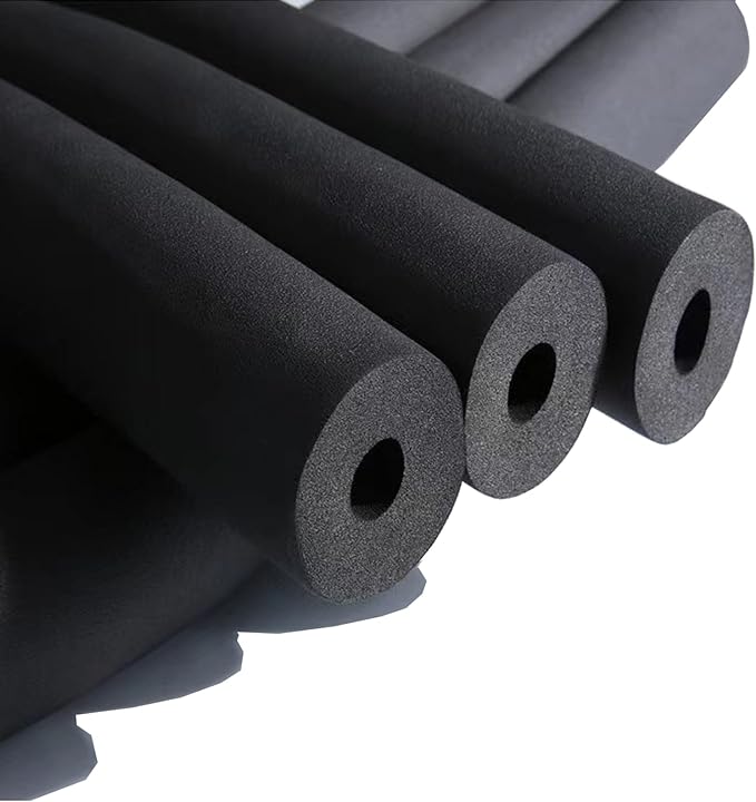 cSeao Pipe Insulation - 3/8" ID Foam Tube (6FT), AC & Guitar Stand Tubing, Hollow Pipe Cover, Exercise Machine Handle Protector and Roof Rack