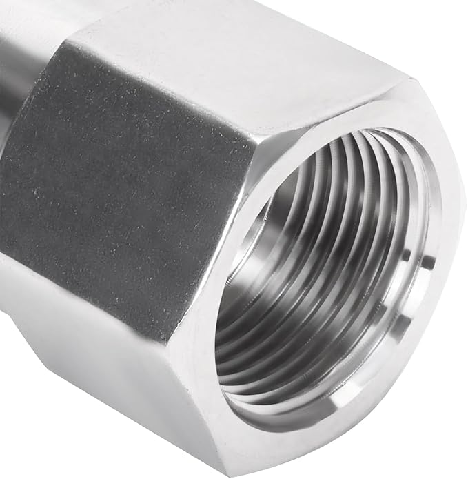 Air Check Valve - 3/4" NPT Female High Pressure Stainless Steel Hex One Way Valve For Air