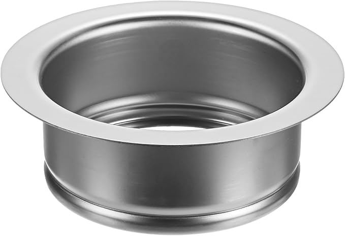 1-Pack Garbage Disposal Sink Flange, Kitchen Sink Replacement Accessories, Garbage Disposal Parts, Universal Flange Fit for 3-1/2 Inch Standard Sink Drain Hole [Silver]