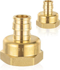 HeSun 40-Pack PEX-A FNPT Adapter Fitting, 3/4" NPT Female x 1/2" PEX-A Expansion Adapter, ASTM F1960