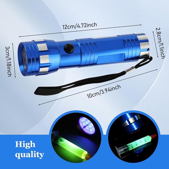 Leak Detector Kit, Air Conditioner Leak Detector Tool, AC Leak Detector Kit,Auto Air Conditioner Leak Detection Kit UV Oil Dye Leak Detection Kit