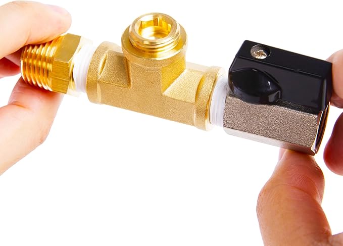 ChillWaves Brass Pipe Fitting, Internal Hex Head Socket Pipe Plug Fitting 3/8" NPT Male Thread Adapter(12-PACK)
