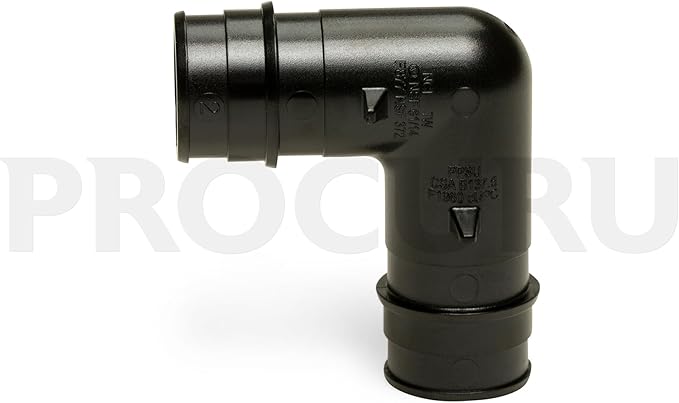 [25-Pack] PROCURU 1/2-Inch 90-Elbow Expansion PEX-A F1960 Plumbing Fitting, Certified Safe (8AP9001-25P)