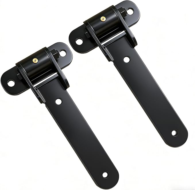 Heavy Duty Gate Hinges, 2 pcs 900LBS Capacity and 180-Degree Open Weld on Hinge or Bolt-On Gate Hinges Heavy Duty, Open for Barn Door Hinges/Garden/Fence/Metal Gates Hinges for Gates