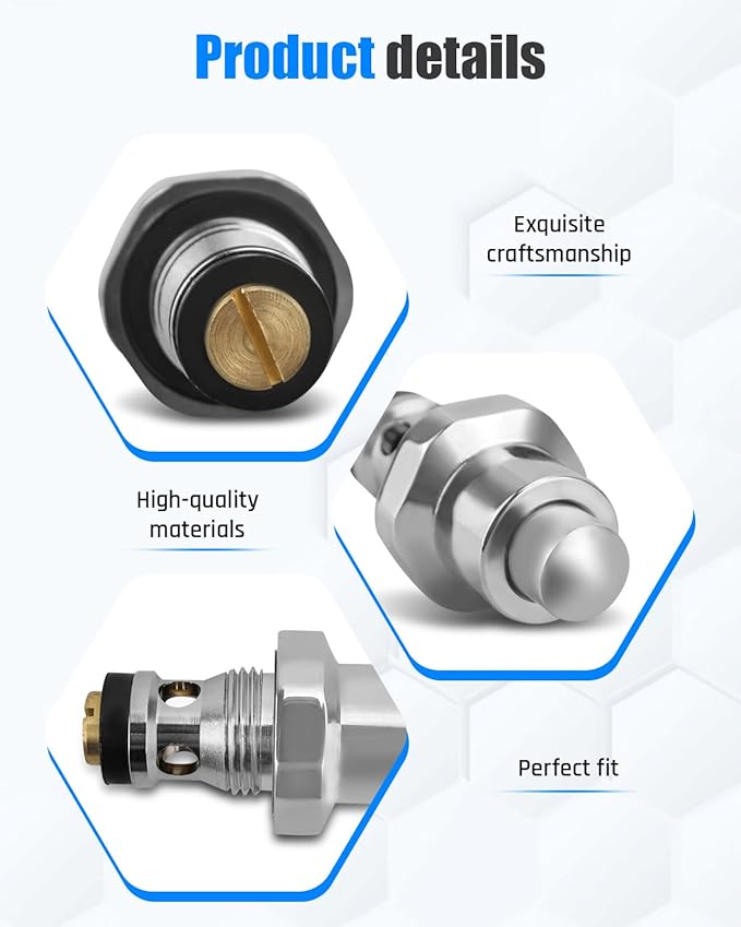 21-302L Push Button Valve Fit for Krowne Pre-Rinse Spray Heads Knee Valve Foot Valves