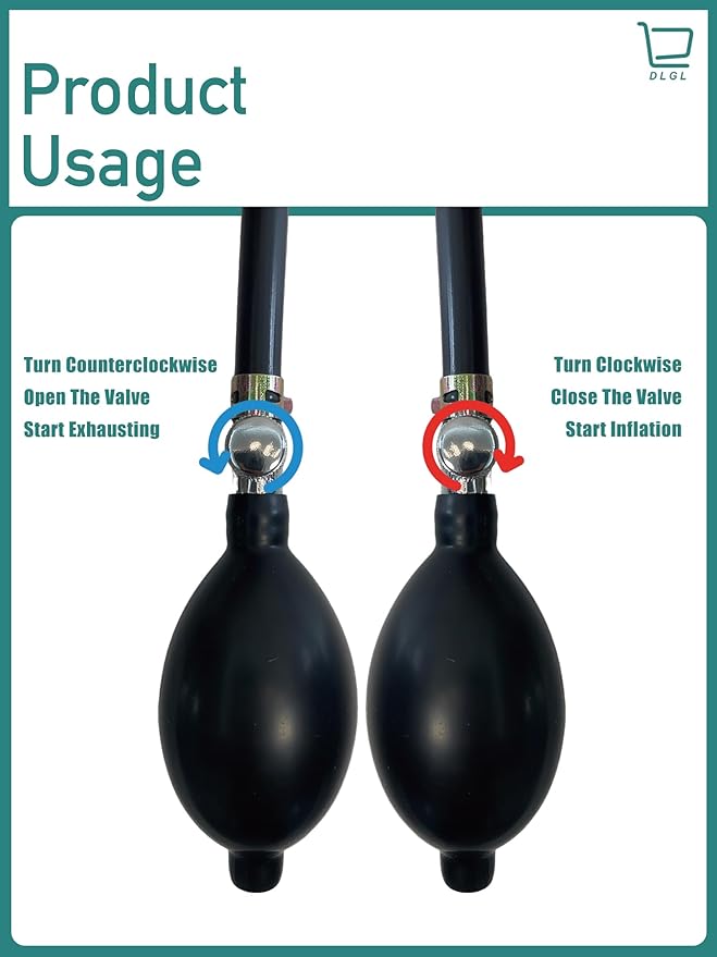 Inflatable Pipe Plug Balloon for Sealing and Testing of Sewer Pipes, Plumbing Pressure Bladder with Air Pump - Plumbing Test Ball for Sewer Test, Water Shut Off & Temporary Blocking (2P Inch)