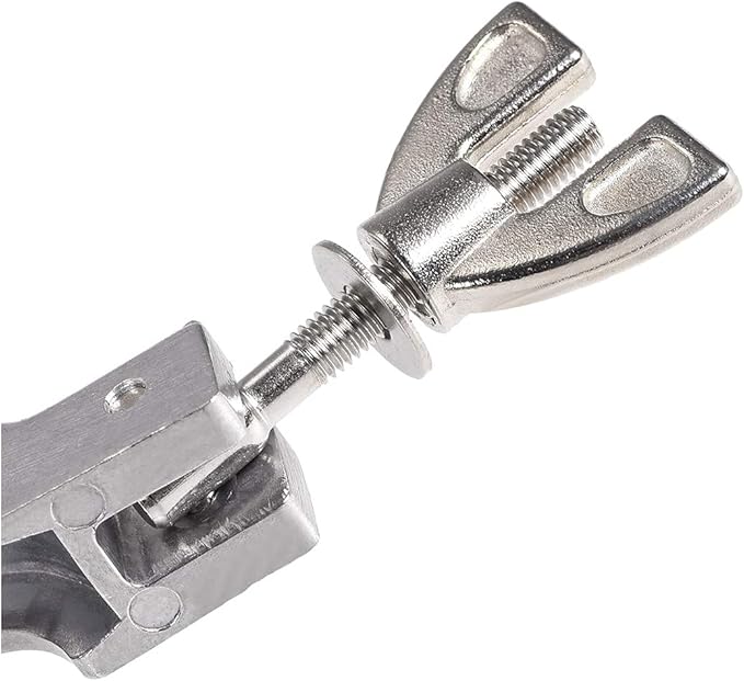 SHERICH KF50 Flange Size NW-50 Aluminum Wing Nut Clamp with O-shaped Aluminum Core Ring Fluororubber Ring Kit, Vacuum Connector (KF-50)