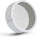 Raven R1510 PVC Termination Cap Mesh Screen Vent Cover, Furnace & Roof Vent Cap, Stainless Steel Wire Round Exhaust Pipe Cover End 4" Inner & 4.5" Outer Diameter