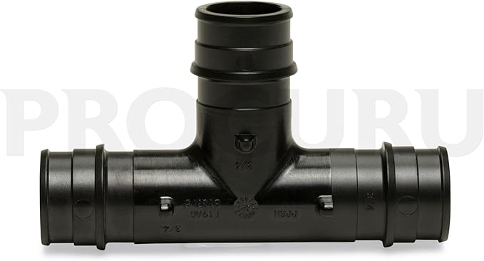 [100-Pack] PROCURU 1/2-Inch Tee, Expansion PEX-A F1960 Plumbing Fitting, Certified Safe