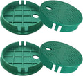 Valve Box Cover Lid Sprinkler Valve Box Lid Replacement ID 5.5" OD 6" for Circular Irrigation Control 4 Pieces