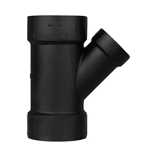 CHARLOTTE PIPE 3X3X2 DWV WYE REDUCING ALL HUB DWV (DRAIN, WASTE AND VENT) (1 Unit Piece)