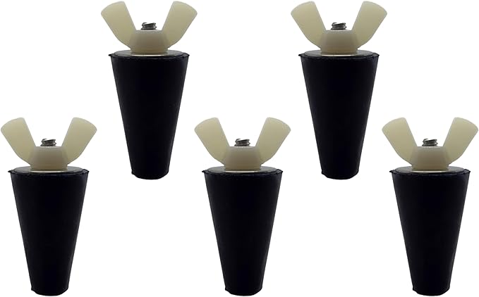 #1-5 Universal Rubber Winter Plug for 1/2 inch to 1 inch Holes - Tapered Variety Multipurpose LHTP15 (5)