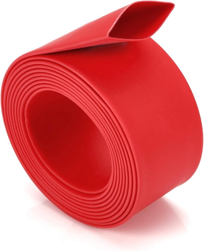 Chanzon 3:1 Ratio 5/8" (15mm) Heat Shrink Tubing - Marine Grade Waterproof Adhesive Lined - 4Ft Roll (1.22M Total Length) Red Polyolefin Sleeving Wrap Shrinking 3 to 1 Ratio 1pcs