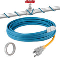 YAMIAOMAO Heat Tape for Water Pipes,30 Ft Blue Self-Regulating Heat Tape,-40°F Deicing Heat Tape,Prevent Water Pipes from Freezing,Heat Tape Water Pipes Suitable For Outdoor Water Tanks Of House