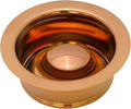 Akicon Kitchen Sink Antique Copper Finish Garbage Disposal Flange Stopper, One Size Disposal Rim, Fit 3-1/2 Inch Standard Sink Drain Hole, Rose Gold
