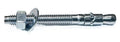 Zinc-Plated Steel Wedge Anchors, 7/8" X 6" - Heavy-Duty Mounting Bolts for Concrete - 25 Pack