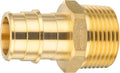 50-Pack HeSun PEX A Expansion Fitting, 3/4 Inch Male Thread Adapter,3/4" Male NPT x 3/4" Pex Expansion Adapter,ASTM F1960(PEX1960018-50)