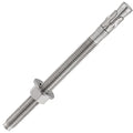 5Pcs 5/8x8 Inch Standard Fasteners for Heavy-Duty 304 Stainless Steel Wedge Anchors for Cement and Concrete