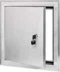 Premier 18x18 Universal Aluminum Access Panel Door with Keyed Latch, Insulated for Exterior Application Use, Wall or Ceiling Mounted for Drywall, Plumbing, Electrical, 2400 Series