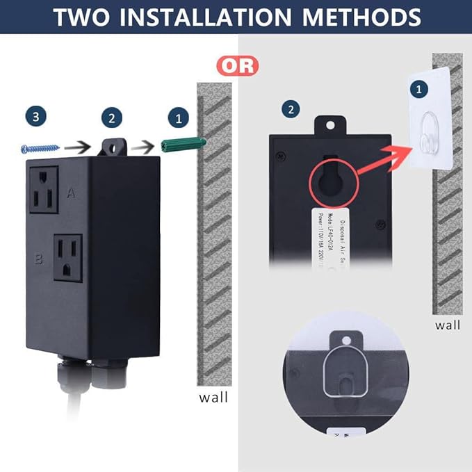 Garbage Disposal Air Switch Kit Dual Outlet Sink Top Waste Disposal Long Stainless Steel Polished On/Off Air Button Food and Waste Disposals Part by Etoolcity