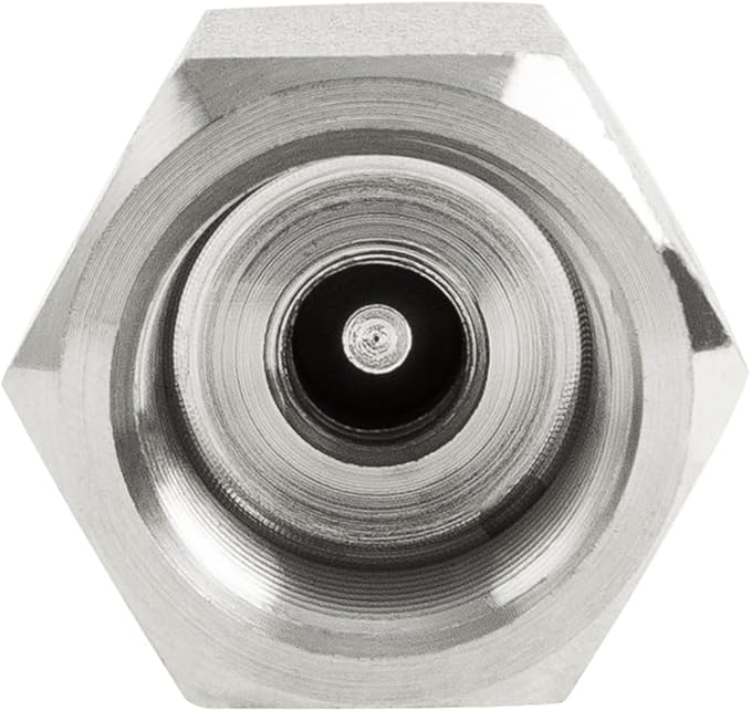 ChillWaves 304 Stainless Steel In-Line Siamese Check Valve 1/4" NPT Male x 1/4" NPT Female Thread, One-Way Non-return Check Valve，Prevent Water Back-flow(1-PACK)