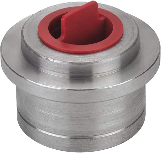 MOCAP Red Tapered Caplug – Center Pull Plug, OD 0.471-0.547" (12-13.9mm), Flange OD 0.690" (17.5mm), Length 0.440" (11.2mm) – Red Plastic Cups for Holes, Pipes, Fittings & More – Pack of 4500